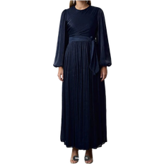 Trendyol Collection Chiffon Evening Dress - Navy Blue