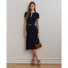 Lauren Ralph Lauren Kjoler Lauren Ralph Lauren Silky GGT 154dress Kvinde Lighthouse - Navy