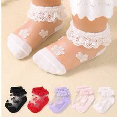 Silk Underwear Shein Set Of Baby Socks - Like Silk Floral