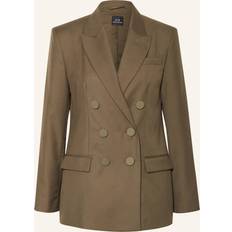 Armani Exchange Blazers Armani Exchange Double-Breasted Twill Jacket - Khaki