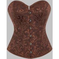 Shein Women's Palace Style Corset Top - Classic Solid Color