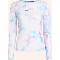 Blomstrede T-shirts Karl Lagerfeld Jeans Shirts - Himmelblå/Lilla/Hvid