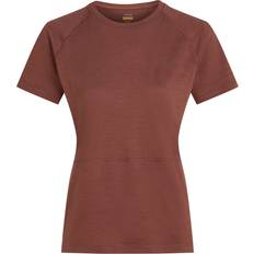 Icebreaker Women's Merino 200 Waffle Elevation S/S Tee - Brown