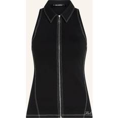 Dame - Høj krave Toppe Karl Lagerfeld Bluse - Sort