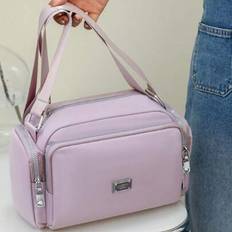 Purple Crossbody Bags Shein Large Capacity Crossbody Bag - Multi Layer