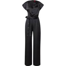 Satin Jumpsuits & Overalls HUGO Jumpsuit Kisanda - Sort