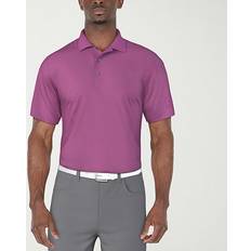 Purple - Sportswear Garment Polo Shirts PGA tour Men's AirFlux Mesh Golf Polo Shirt - Iris Orchid Purple