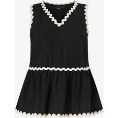 Zizzi Överdelar Zizzi Blus MCinna S/L Blouse - Svart