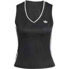 V-ringning Linnen adidas Tank Top Originals V-Neck - Black