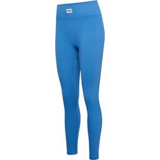 Sømløs Tights Hummel Pulse Seamless Mid Waist Tights - Blå