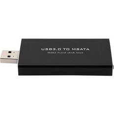 Msata ssd Fovore 5 Gbps USB 3.0 Til MSATA SSD Kabinett Harddisk Adapter M2 SSD