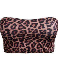 Zizzi Badkläder Zizzi Bikinitopp CaAnne Bandeau - Beige