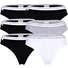 Lacoste Elastan/Lycra/Spandex Trusser Lacoste String - Sort/Hvid