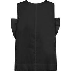 Co'Couture Dame Overdele Co'Couture Sannacc Bow Top Toppe & T-Shirts - Black