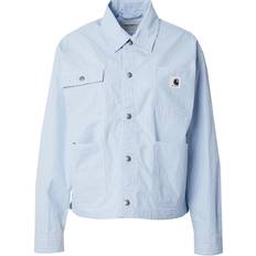 Carhartt WIP Dame Overtøj Carhartt WIP Nota Jacket - Lyseblå/Sort/Hvid