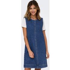 Only Onldorsi S/L Dress DNM SIK Dam Korta Klänningar - Blå
