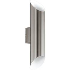 Indoor Lighting Wall Lamps Eglo Agolada Stainless Steel/White Wall lamp