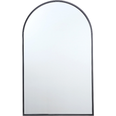 Grey Mirrors The Port. Co Gallery Wide Metal Arch Pewter Floor Mirror 110x180cm