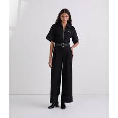 Karl Lagerfeld Jumpsuits & Overaller Karl Lagerfeld Contrast Stitch Jumpsuit - Black