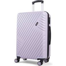 Rock ABS Plastic Suitcases Rock Santiago Medium Suitcase - Purple 66cm