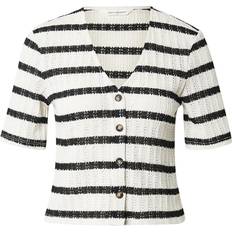 Cárdigans Msch Copenhagen Kenja C'rdigan - Crema/Negro