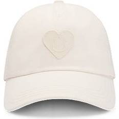 Dam - Natur Kepsar HUGO Cotton-Twill Cap with Happy Embroidery
