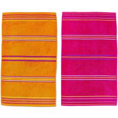 Orange Towels Catherine Lansfield Rainbow Bath Towel Orange, Pink (150x75cm)