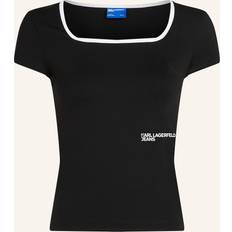 Karl Lagerfeld T-shirts Karl Lagerfeld Square-neck T-shirt - Black