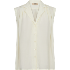 Mos Mosh Blusar Mos Mosh Mmzuno Sl Blouse - Kräm