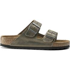 Birkenstock Arizona Soft Footbed Oiled Leather - Faded Khaki