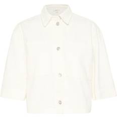 Soaked in Luxury Bluser Soaked in Luxury Slvelma Overshirt Bluser - Broken White