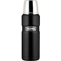 Thermos Rostfritt stål Servering Thermos King Matt Black Termos 0.5L