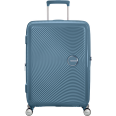American Tourister SoundBox Spinner Expandable 67cm - Stone Blue