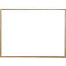 Præsentationstavler Whiteboard Hvid 60 x 90 cm Kraftig Træramme