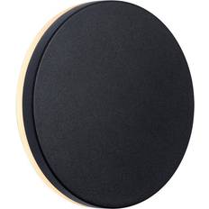Nordlux Artego Round Black Wall Flush Light 15cm