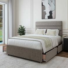 Dunelm Fabric Divan 135x190cm
