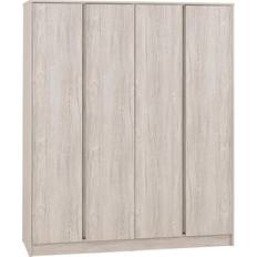 Furniture SECONIQUE Malvern Urban Snow Beige Wardrobe 151x180cm