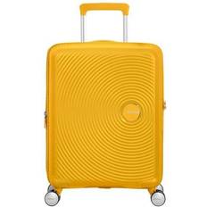 American Tourister Soundbox Spinner Expandable 55cm - Golden Yellow