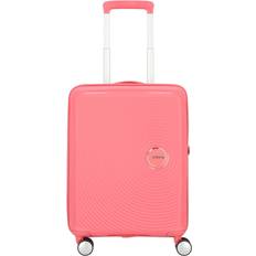 TSA Lock Cabin Bags American Tourister Soundbox Spinner Expandable 55cm - Sun Kissed Coral