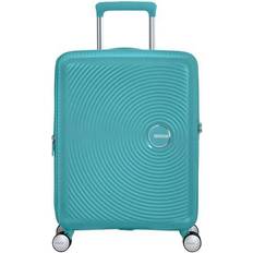 TSA-lås Kabinväskor American Tourister Soundbox Spinner Expandable 55cm - Turquoise Tonic
