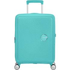 American Tourister Soundbox Spinner Expandable 55cm - Poolside Blue