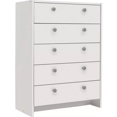 Plastic drawer storage unit Argos Home Seville White Chest of Drawer 66x90cm