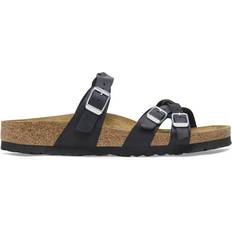 Birkenstock Franca Braided Oiled Leather - Black