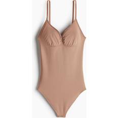 Bodys H&M Damen Stretchy Sculpting Tangabody Firm Shape - Dunkelbeige