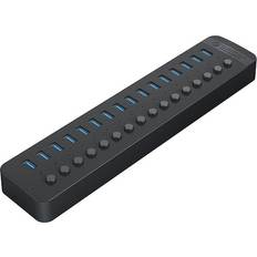 Orico 16x USB-A 3.0 Hub Med Strömbrytare
