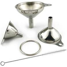 Stainless Steel Funnels Shein 3 Pcs Stainless Steel Set With Brush Funnel