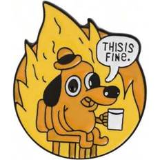 Women Brooches Shein This Is Fine Dog Cartoon Brooch