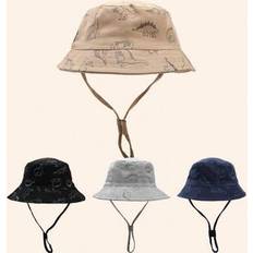 S Bucket Hats Children's Clothing Shein Children's Summer Thin Cute Dinosaur Cartoon Print Bucket Hat