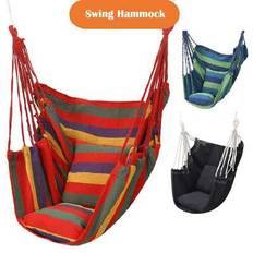 Blue Outdoor Hanging Chairs Shein Portable Hanging Chair Hammock Canvas Outdoor Large