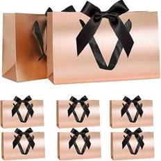 Rose Gold Wrapping Paper & Gift Wrapping Supplies Shein Gift Bags Set Rose Gold 30x20x10cm 8count
